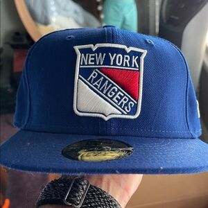 New Era Blue New York Rangers Hat